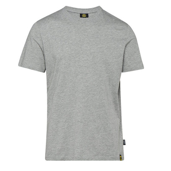 TRICOU BUMBAC ORGANIC, DIADORA, LIGHT MIDDLE GREY MELANGE, L, 702.176913