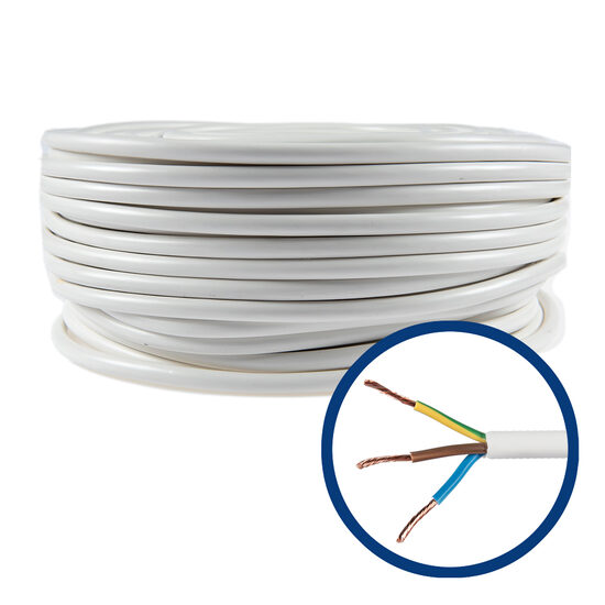 Cablu electric MYYM, 3x1.5mm, litat
