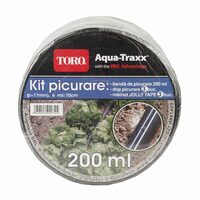 Banda picurare AQUA TRAXX 6mil, D17mm, distanta picuratori 10cm, 200ml/rola