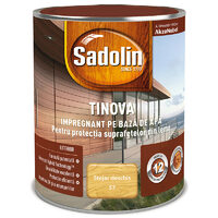IMPREGNANT PENTRU LEMN, SADOLIN TINOVA, STEJAR DESCHIS, 0.75L