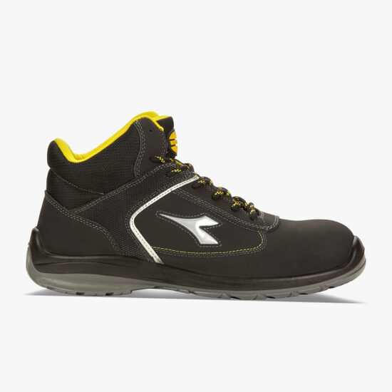 Pantofi protectie, Diadora Blitz Mid, shadow grey, bombeu metalic,  S3 SRC, 44
