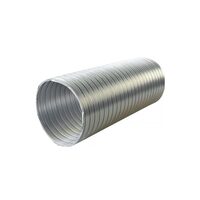 Tub flexibil aluminiu, Vents, d. 100 mm