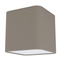 Plafoniera Eglo Posaderra, E27 1x28W, Gri Maroniu