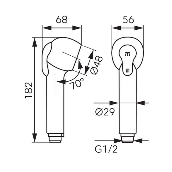 Para dus pentru baterie, Ferro, extractibil