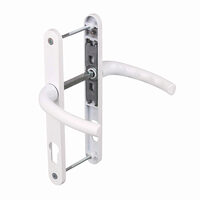 Manere usa, cu sild, pentru cilindru, pentru usi PVC, 85mm, alb 9604/5001