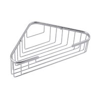 Etajera de colt cu 2 polite, Ferro Metalia, crom