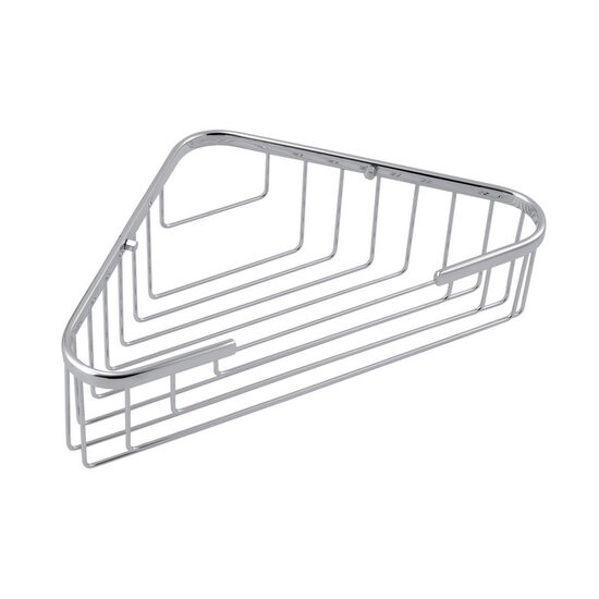 Etajera de colt cu 2 polite, Ferro Metalia, crom