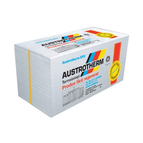 Polistiren expandat Austrotherm, EPS A 100, 100 mm, 2.5mpax