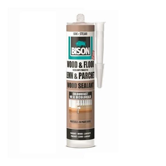 Mastic pentru lemn BISON Wood Sealant, 300ml, stejar
