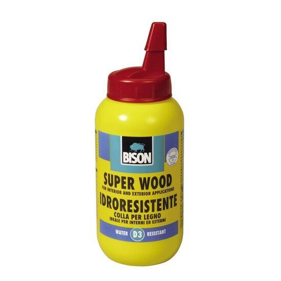Adeziv pentru lemn rezistent la apa D3 BISON Super Wood, 250g