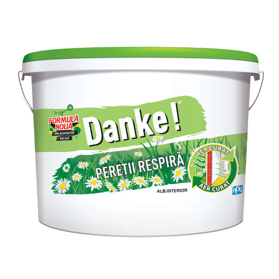 Vopsea lavabila interior Danke, Peretii respira, 8.5L