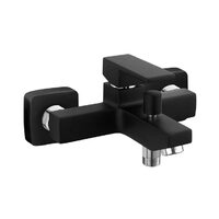 Baterie perete cadadus, Ferro Zicco, negru fara accesorii