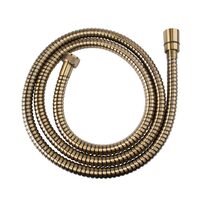 Furtun flexibil dus conic, Ferro, metalic 150 cm, bronz antichizat