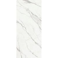 Lastra portelanata rectificata, ABK Sensi Signoria statuario light lux, 6 mm, 1200x2800 mm