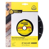 Disc diamantat debitare, Klingspor DT 900 ACR , 230 x 3.1 x 22,23mm, 16segmente, 56x10x3.1mm_355725