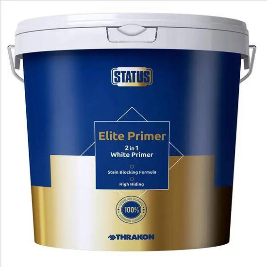 Amorsa de fond acrilica profesionala, Status Elite, alba, 9l