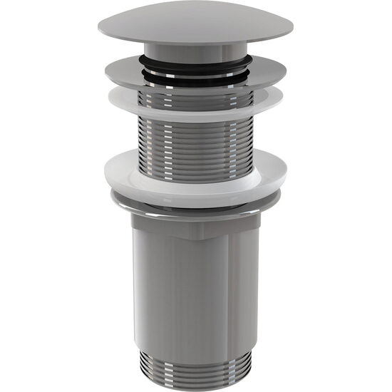 Ventil lavoar 5/4" Alca, metalic fara preaplin, dop mare