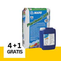 Set 4+1 Mortar bicomponent pe baza de ciment si latex Planiseal 288, Mapei, (A+B) 25kg