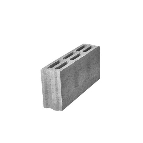 Boltar zidarie Petra, 50 x 20 x 23,8 cm, gri, nut si feder