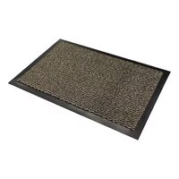 Covor intrare, Faro, 60x80cm, black+ beige