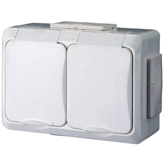 Priza cu impamantare, pentru exterior