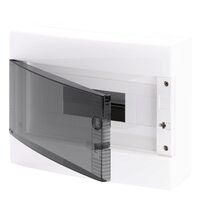 Tablou aplicat Gewiss, bloc terminal, 8 module, IP40