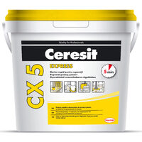 Mortar de reparatii ultrarapid, Ceresit CX 5, interior/exterior, gri, 2 kg