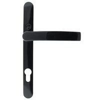 Manere cu sild, pentru usi PVC, cilindru 85mm, negru_35-A023-2P-85-5601
