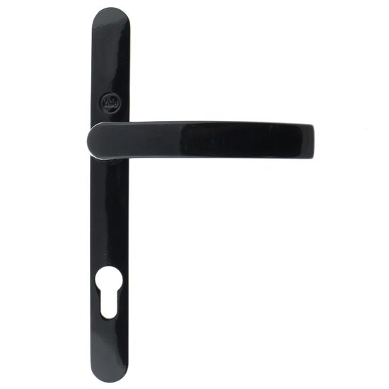 Manere cu sild, pentru usi PVC, cilindru 85mm, negru_35-A023-2P-85-5601