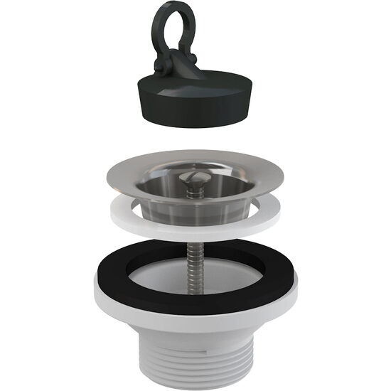 Ventil lavoar Alca, 5/4" cu sita din otel inoxidabil DN63, A31