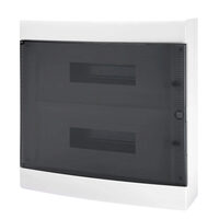 Tablou aplicat Gewiss, 36 module, 18X2 + bloc terminal, IP40
