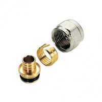 ADAPTOR NICHELAT PT TUB PE-X O,PT CONEXIUNI, TIEMME,  20x2mm,  3/4" 1440019