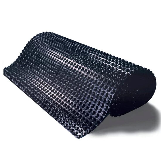 Membrana cu crampoane HDPE pentru protectie fundatie, 2.5mx20m