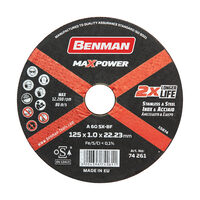 Disc taiere pentru inox, Benman Maxpower, 230 x 1.9mm, 74263