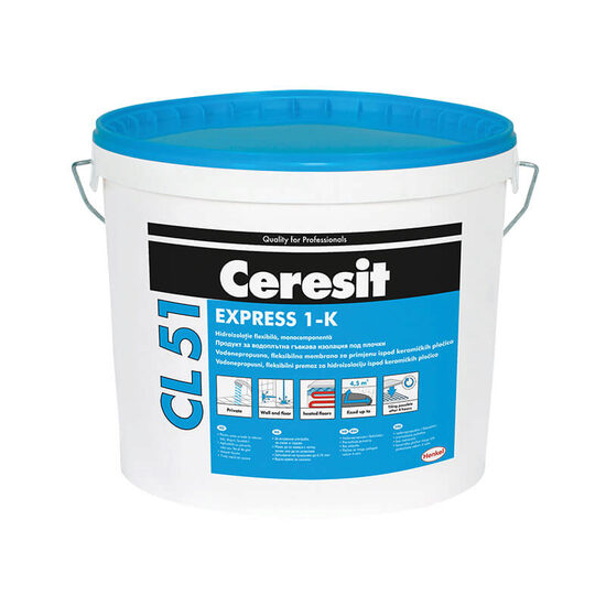 HIDROIZOLATIE FLEXIBILA IMPERMEABILA, CERESIT CL 51 EXPRESS