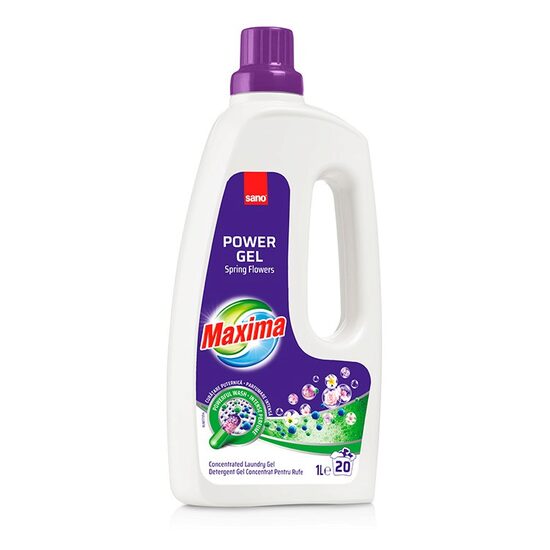 Detergent rufe lichid, Sano Maxima Power gel Montain fresh, 1l