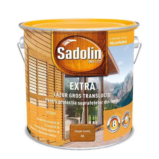 Lac pentru lemn, Sadolin Extra, Stejar rustic, 3l