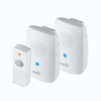 Sonerie fara fir 100m 230V, 2 sonerii, clema curea