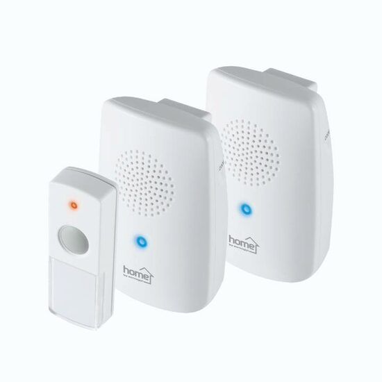 Sonerie fara fir 100m 230V, 2 sonerii, clema curea