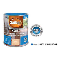 Lac pentru parchet, Sadolin Samba, Semilucios, 2,5l