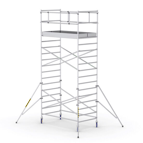 Schela mobila din aluminiu, Condor, ProTube L6, H: 6,2m