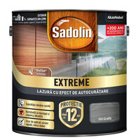 Lac pentru lemn, Sadolin Extreme, gri grafit, 0.7l
