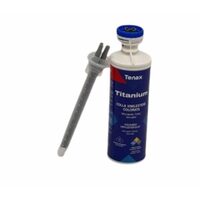 Adeziv epoxidic ultrarapid pentru piatra naturala,ceramica si quartz, Tenax Titanium, black 879, 250ml