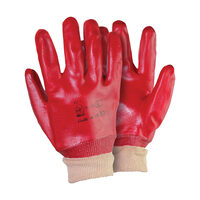 Manusi pvc pentru ulei, banda strangere, 10.5", 30017