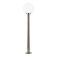 STALP EXTERIOR, EGLO NISIA 30207, 1x60W, E27, INOX, ALB