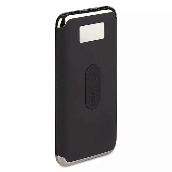 Baterie externa incarcare wireless 10000mha negru