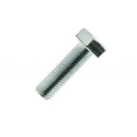 Surub cap hexagonal DIN 933_8.8, M6 x 30mm, zincat alb, 50buc/pg.