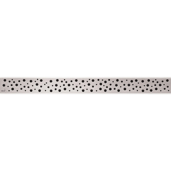Gratar pentru rigole Alca, otel inoxidabil buble 750mm mat