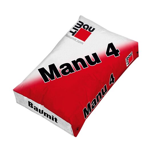 Tencuiala manuala, var-ciment, Manu 4, Baumit, 40kg