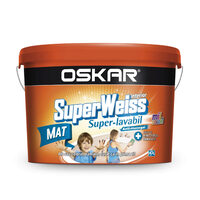 Vopsea Oskar Superweiss 2.5L interior, superlavabil anti mucegai